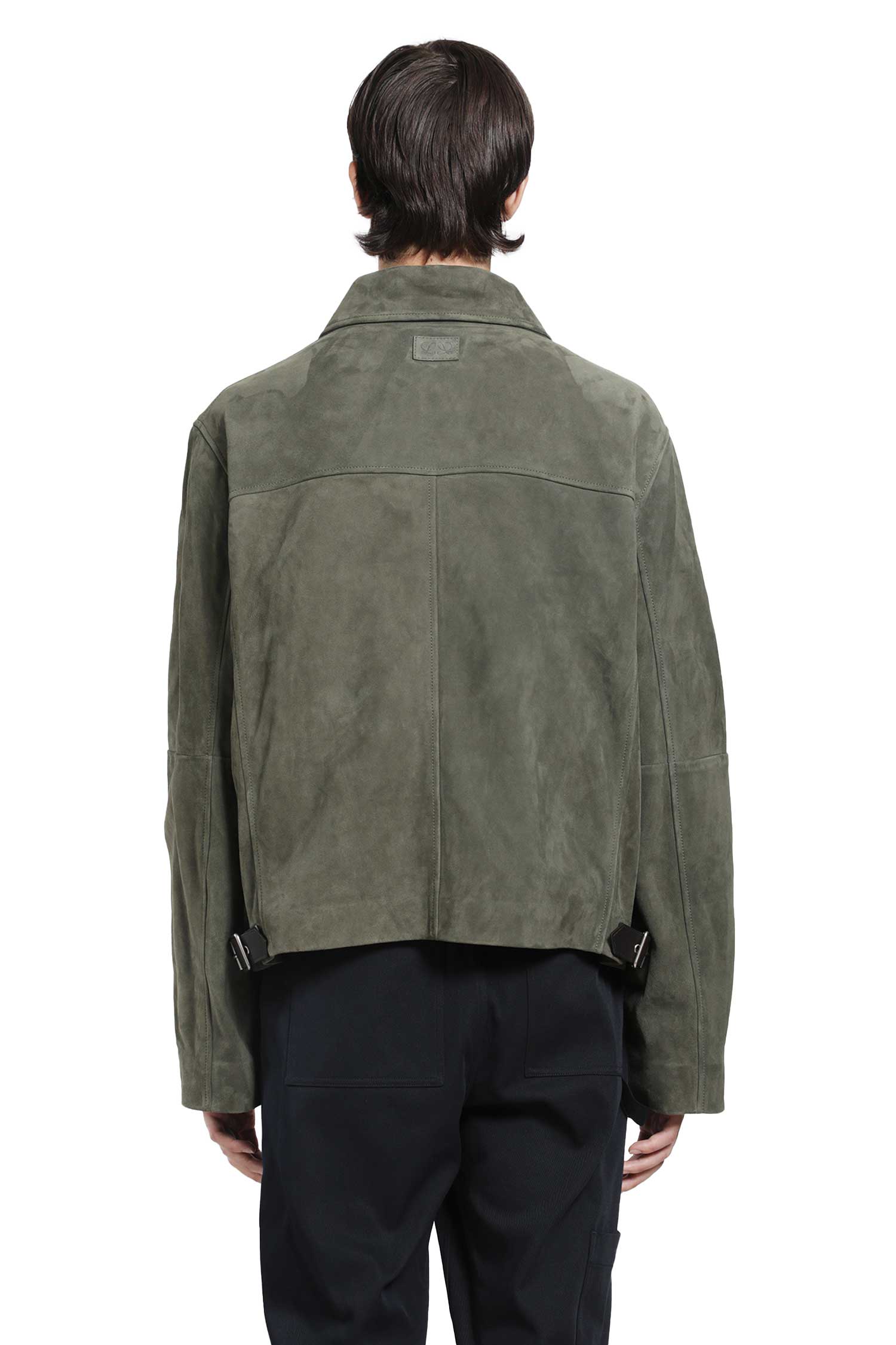 Suede Zip-Up Jacket
