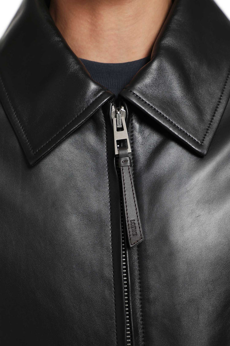 LOEWE Zip-Up Jacket in Lambskin man