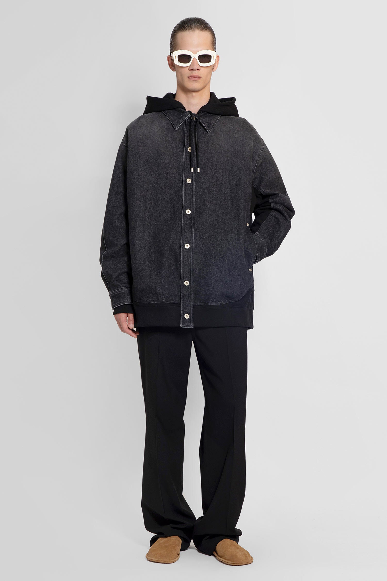 LOEWE MAN BLACK JACKETS