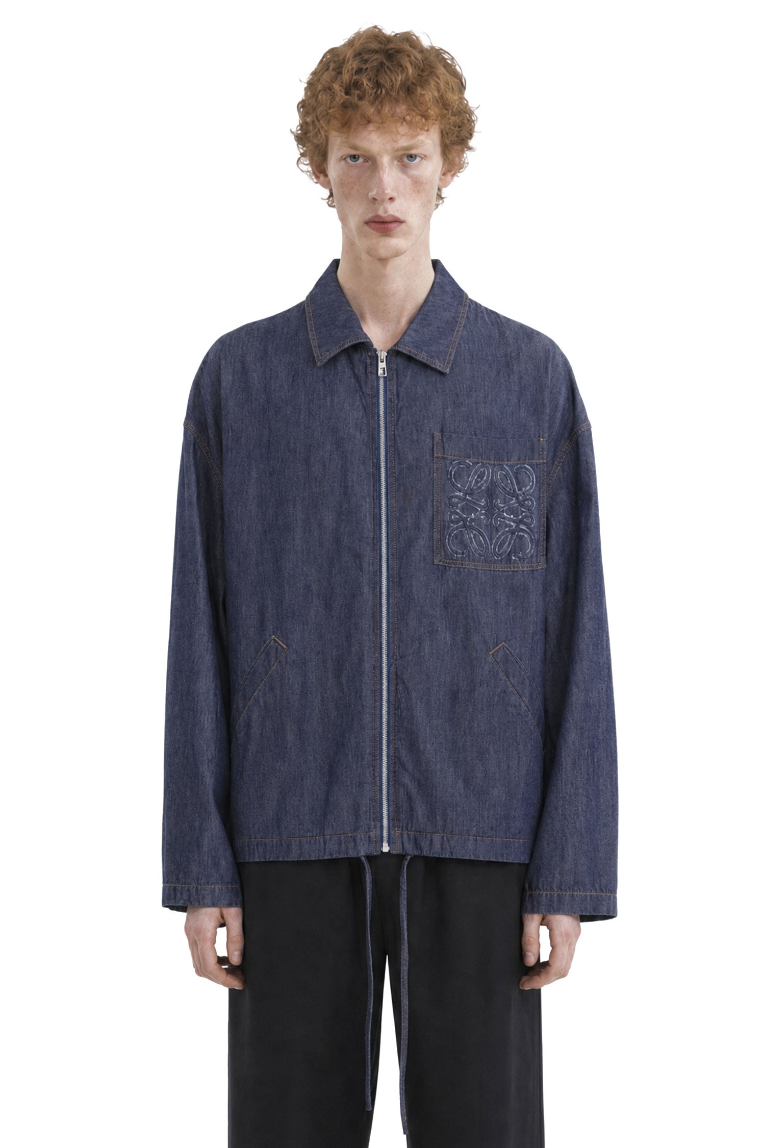 LOEWE Jacket in Lightweight Cotton Chambray man