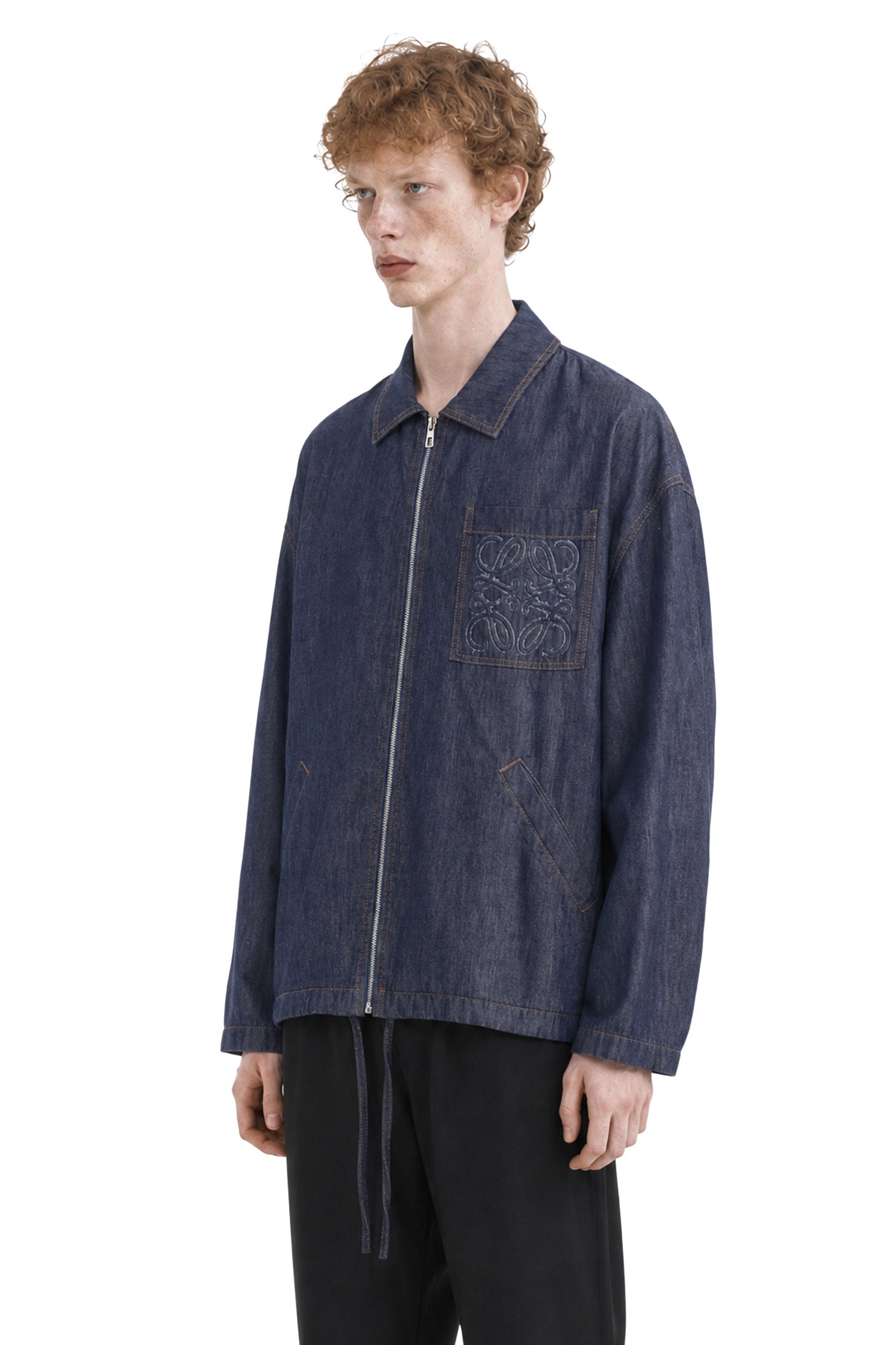 LOEWE Jacket in Lightweight Cotton Chambray man