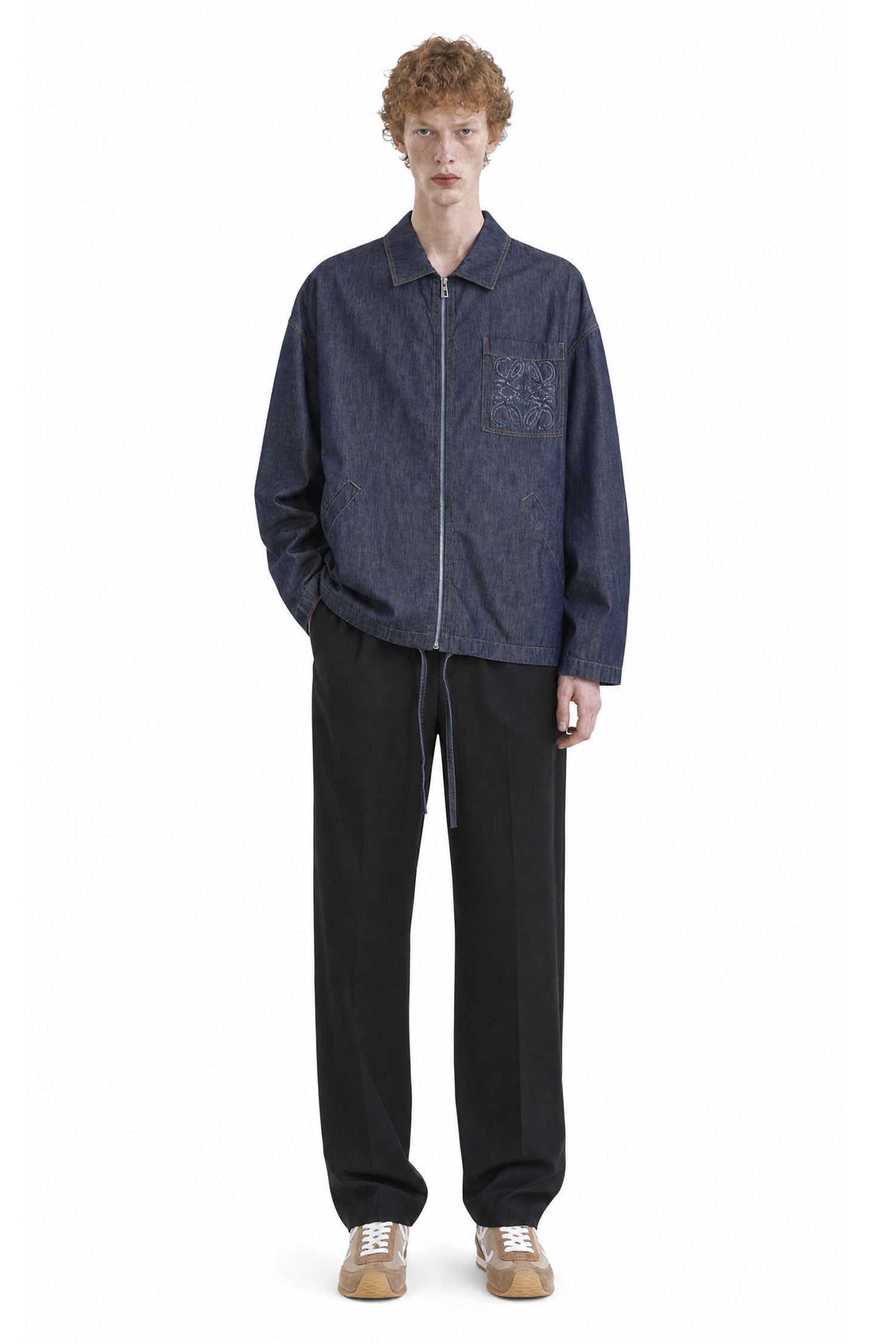 Jacket in Lightweight Cotton Chambray