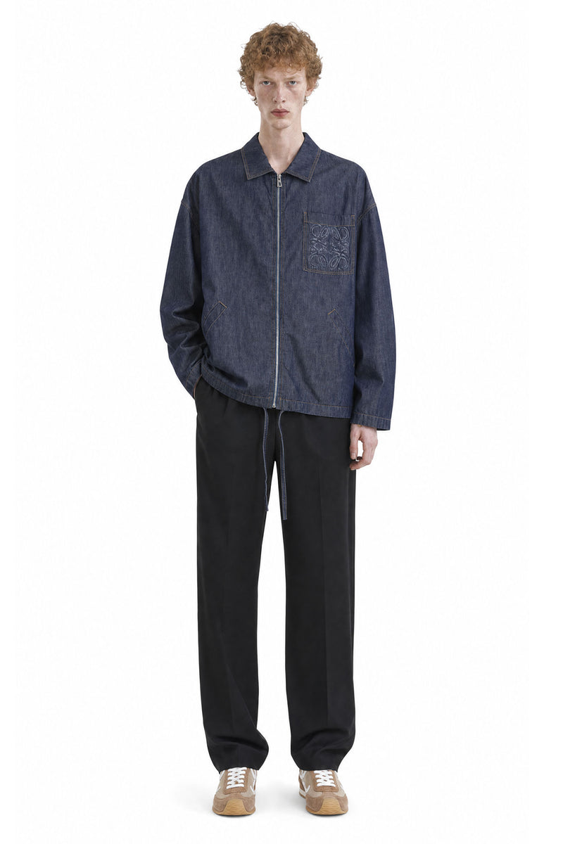 LOEWE Jacket in Lightweight Cotton Chambray man