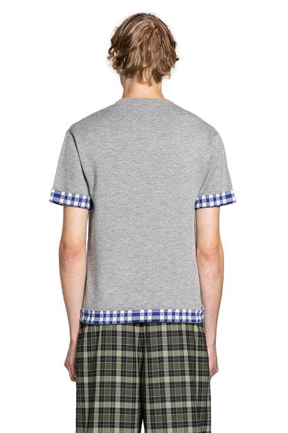 LOEWE MAN GREY T-SHIRTS & TANK TOPS
