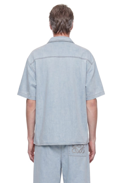 Short Sleeve Shirt in Denim