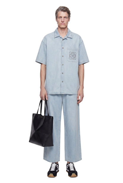 Short Sleeve Shirt in Denim