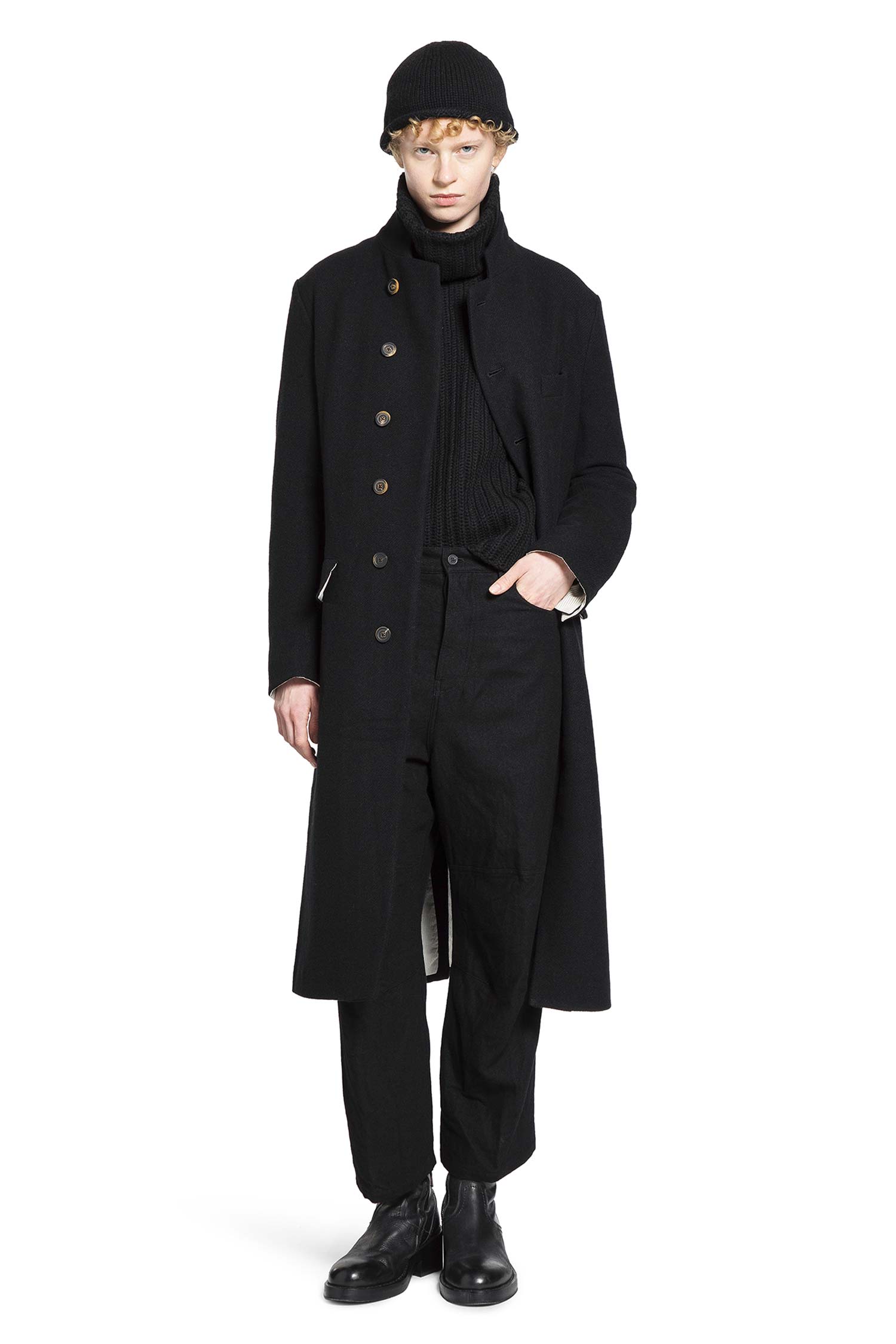 FORME D'EXPRESSION WOMAN BLACK COATS