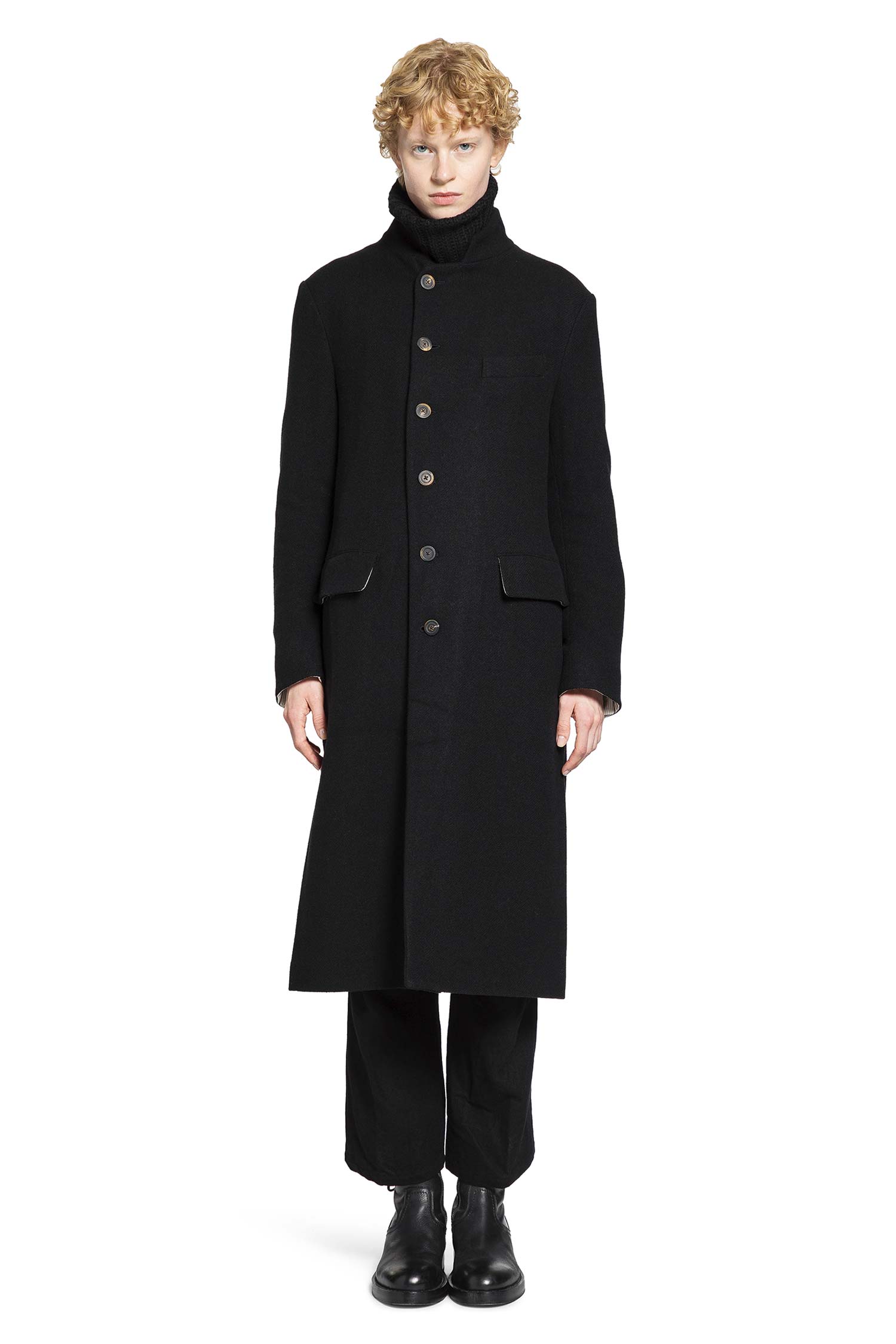 FORME D'EXPRESSION WOMAN BLACK COATS