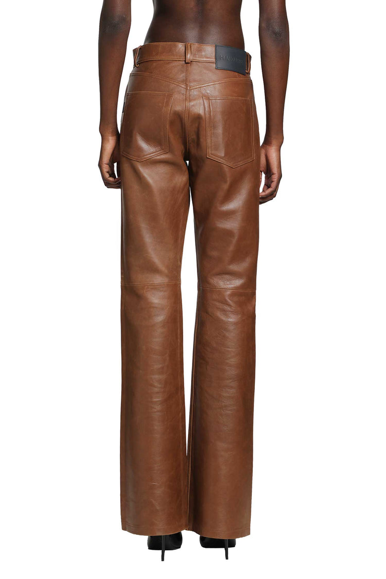 HAIKURE Flora Silky Leather Trousers woman