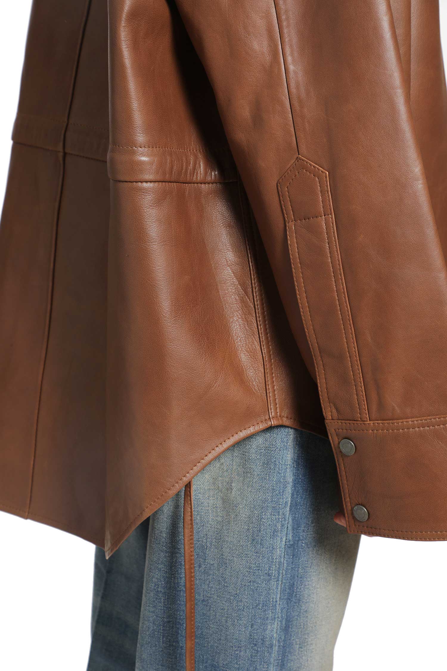 HAIKURE Victoria Silky Leather Shirt woman