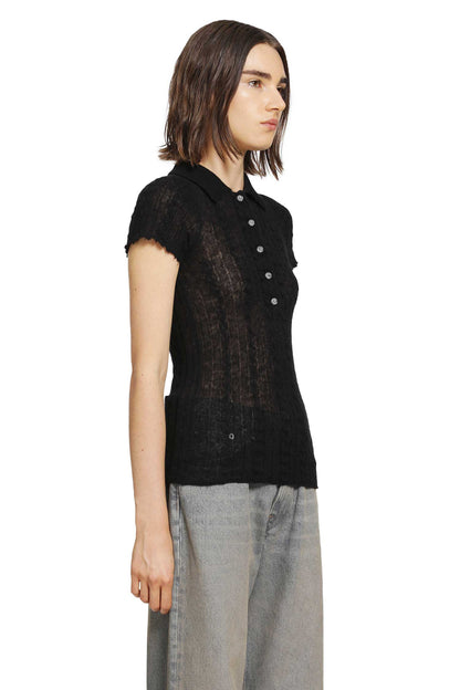 Laurie Semi-Sheer Polo Shirt