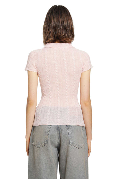 Laurie Semi-Sheer Polo Shirt