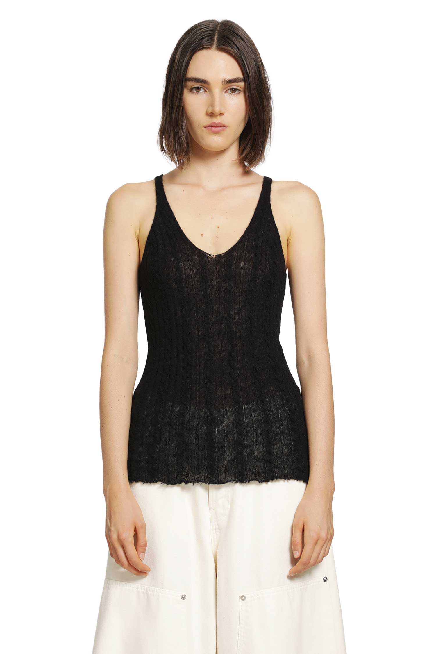 Lois Semi-Sheer Tank Top
