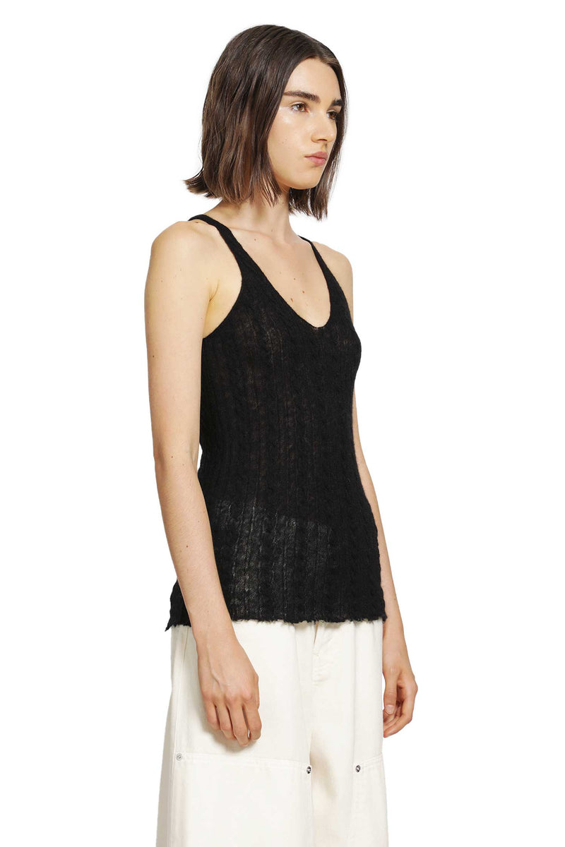 HAIKURE Lois Semi-Sheer Tank Top woman