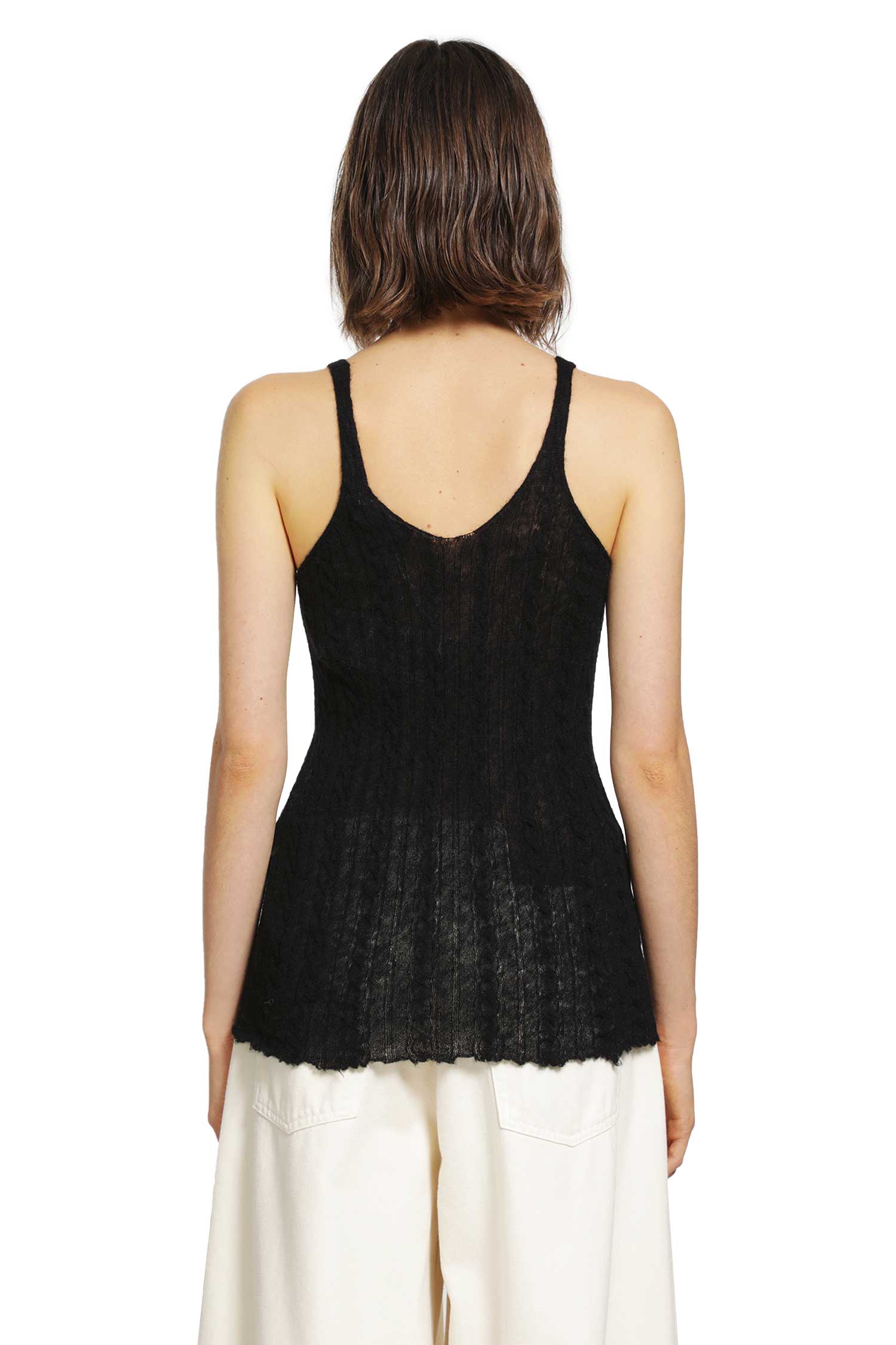 HAIKURE Lois Semi-Sheer Tank Top woman