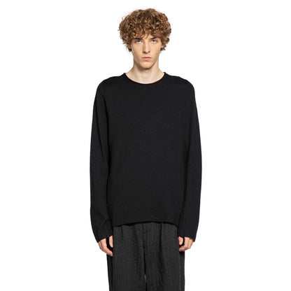 FORME D'EXPRESSION MAN BLACK KNITWEAR