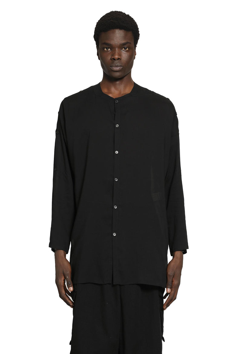 YOHJI YAMAMOTO Collarless B Shirt man