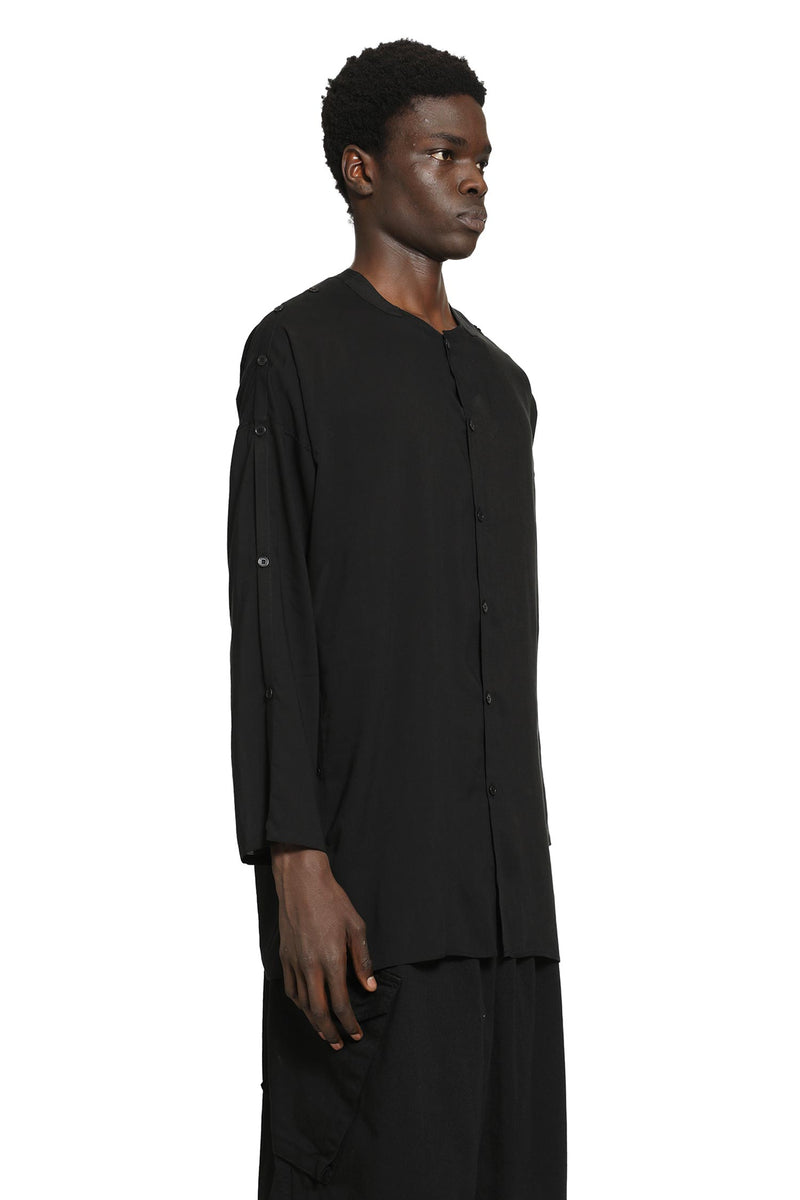 YOHJI YAMAMOTO Collarless B Shirt man