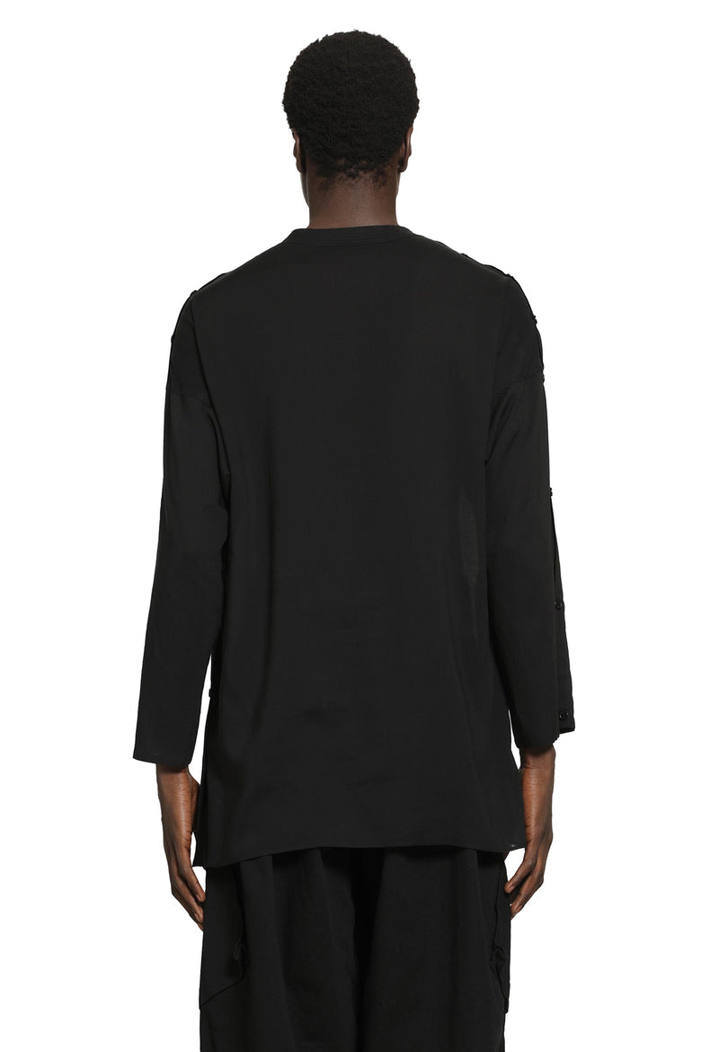 
              YOHJI YAMAMOTO Collarless B Shirt man
            