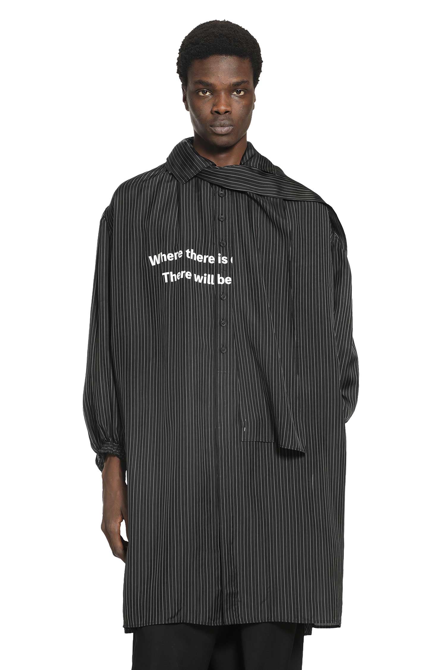 Message Scarf Blouse