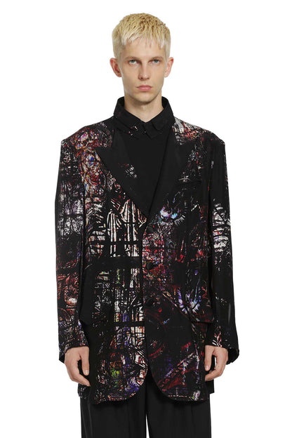 Stained Glass Printed Message Blazer
