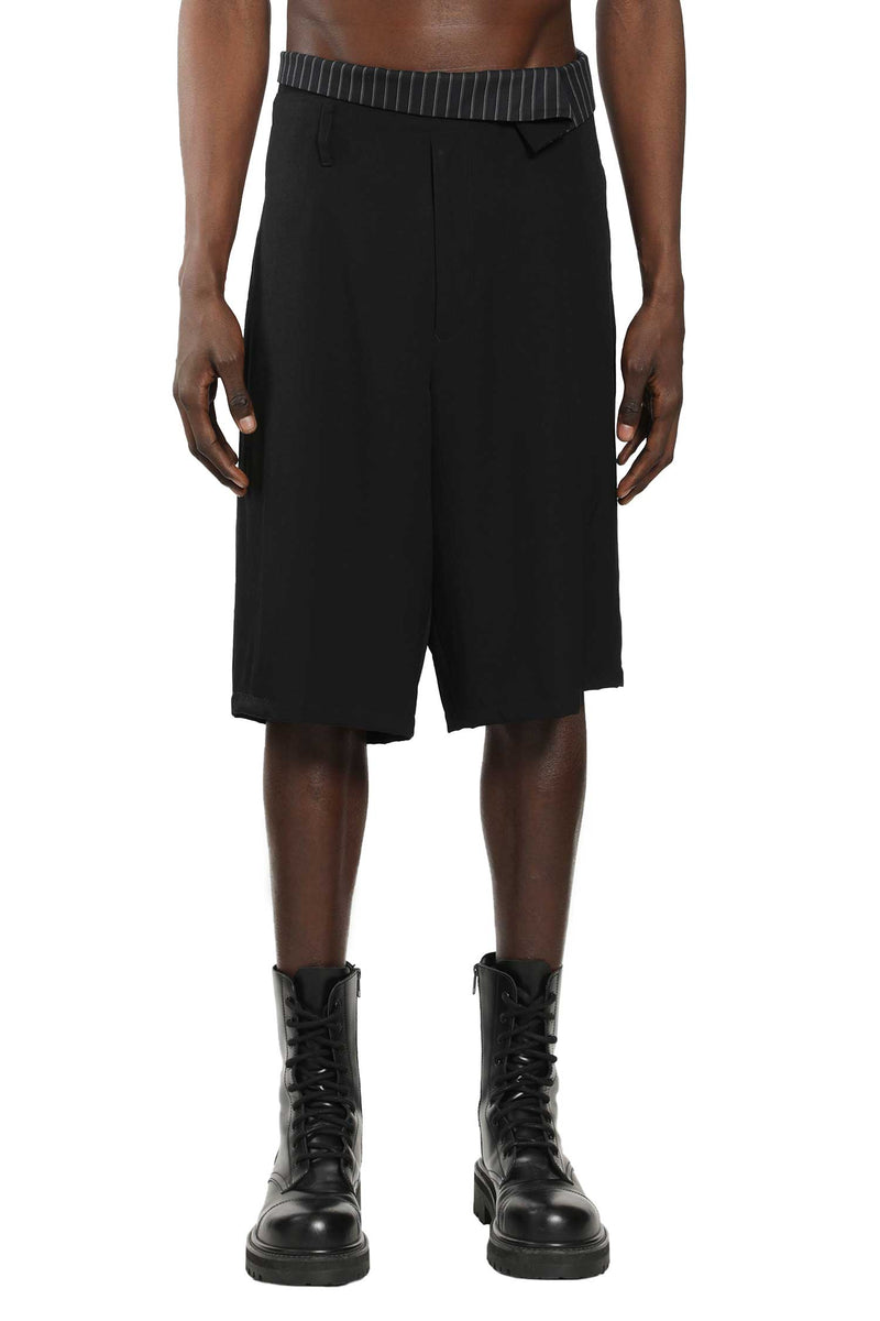 Wool Gabardine Thai Shorts