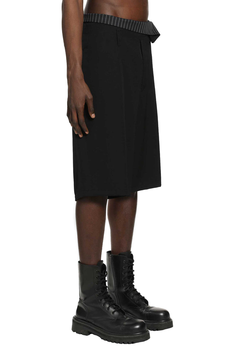 Wool Gabardine Thai Shorts