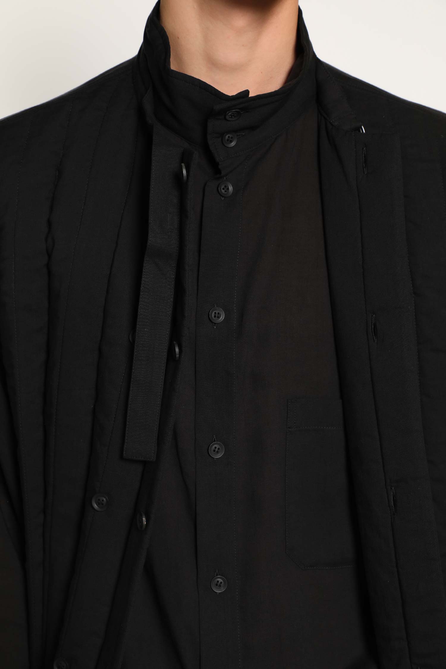 YOHJI YAMAMOTO MAN BLACK COATS