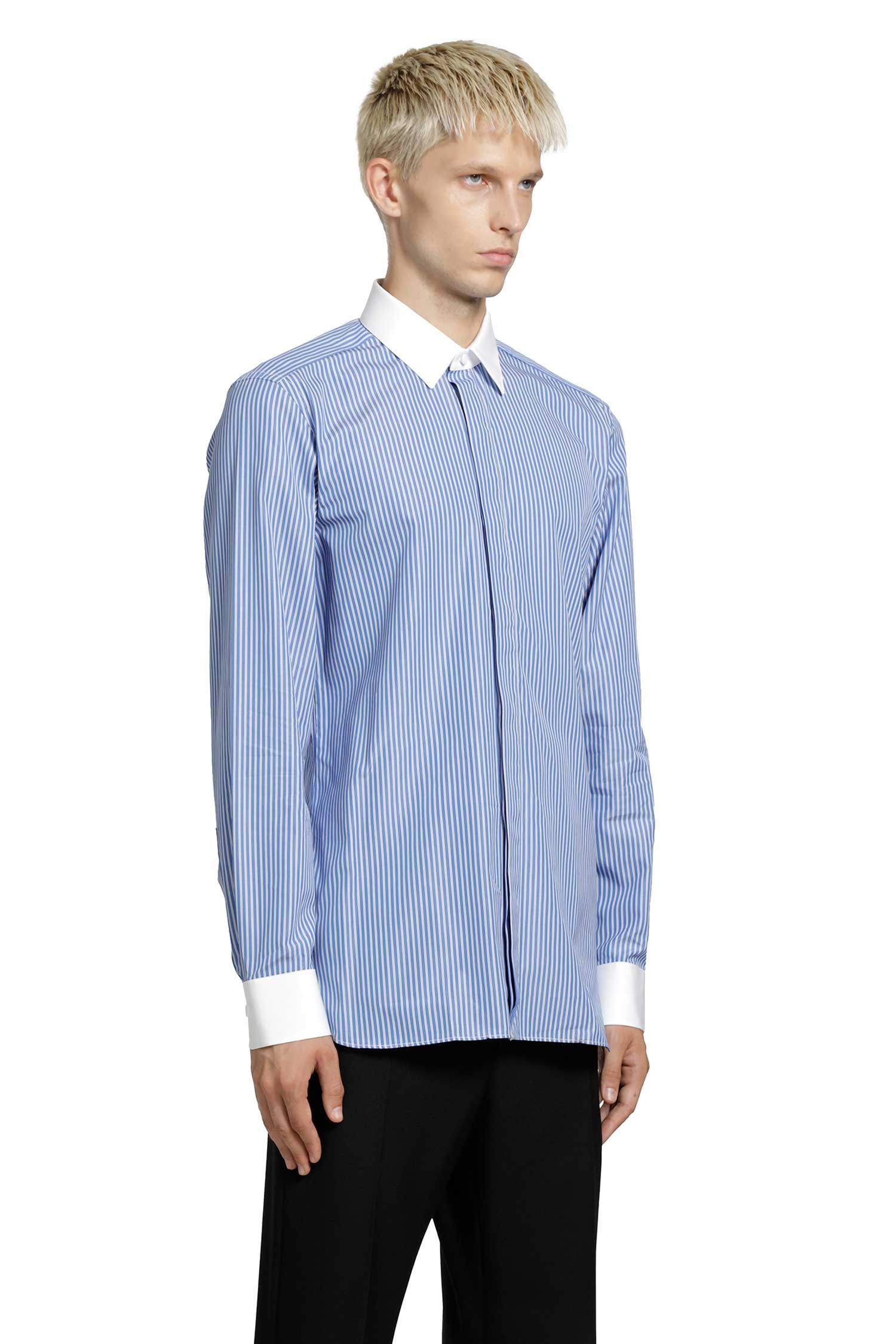 TOM FORD Poplin Stripe Classic Fit Shirt man