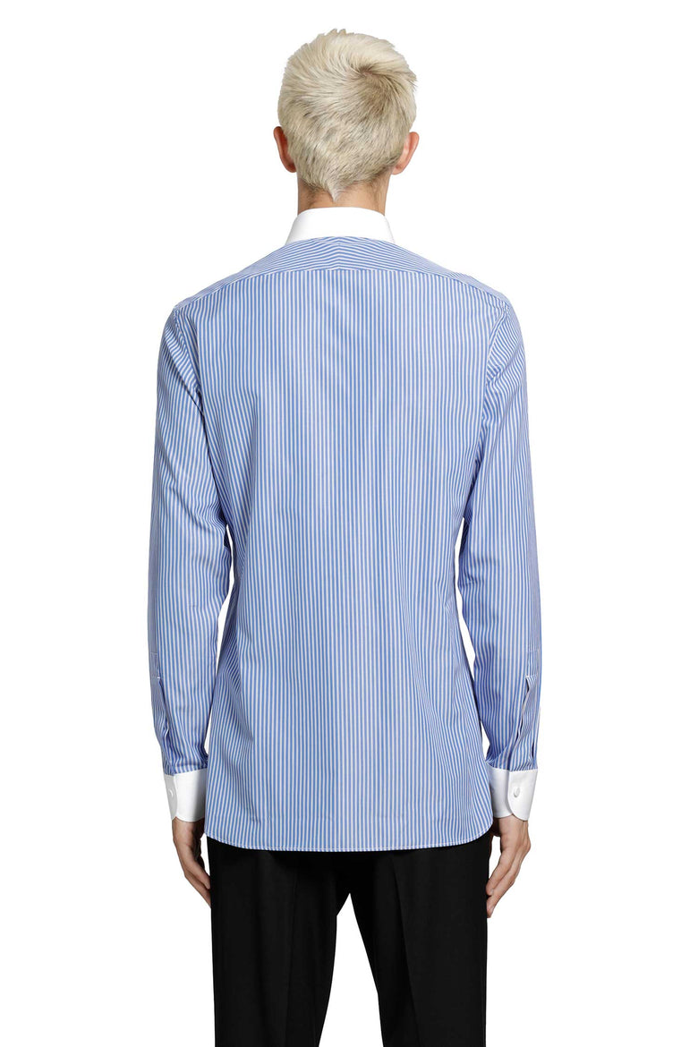 TOM FORD Poplin Stripe Classic Fit Shirt man