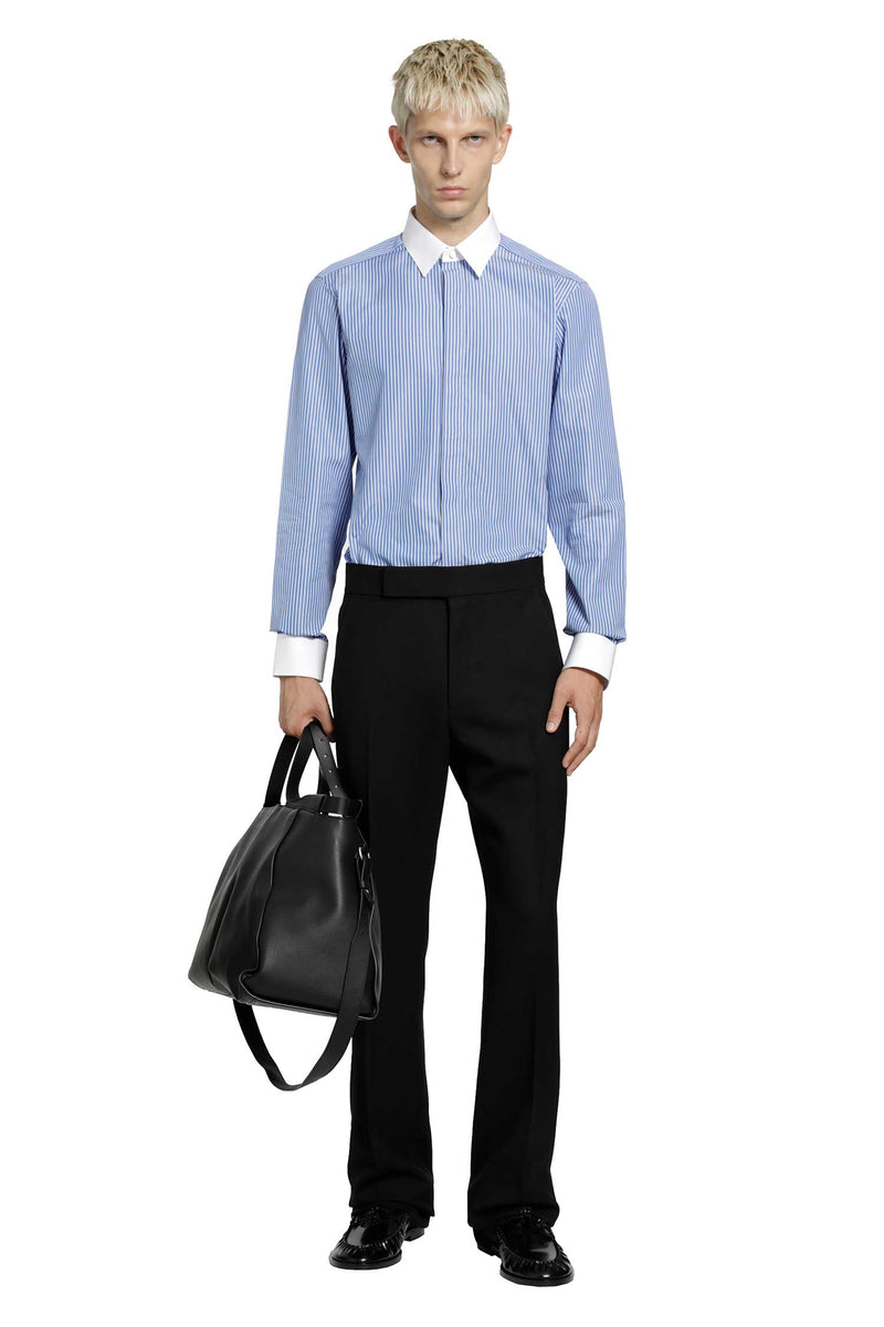 TOM FORD Poplin Stripe Classic Fit Shirt man