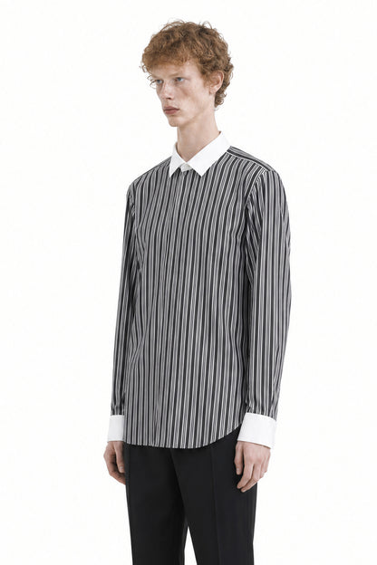 Poplin Stripe Classic Fit Shirt