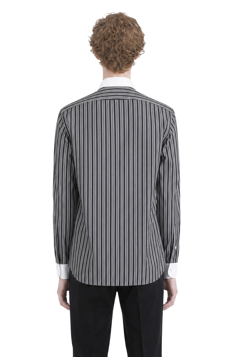 TOM FORD Poplin Stripe Classic Fit Shirt man