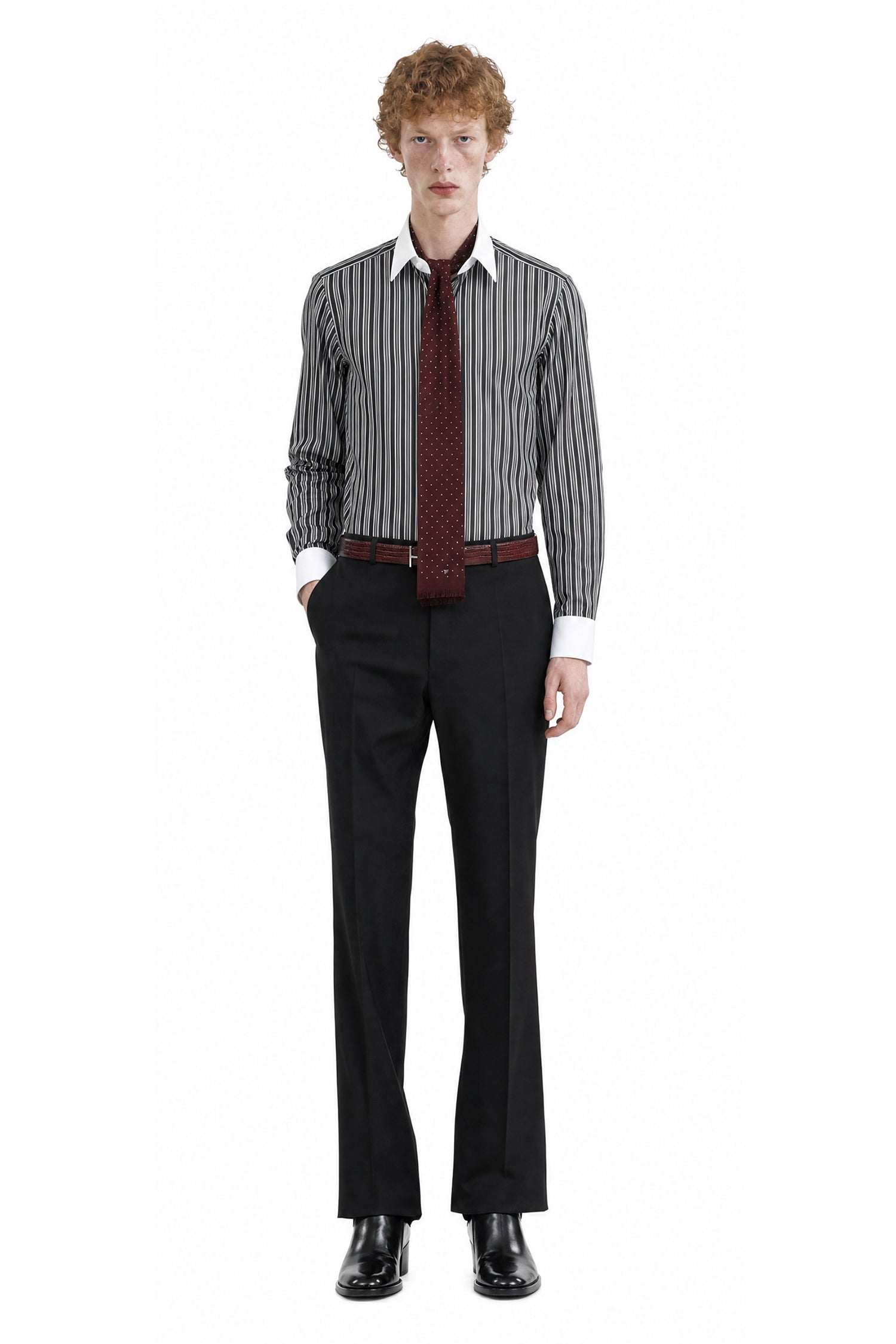Poplin Stripe Classic Fit Shirt