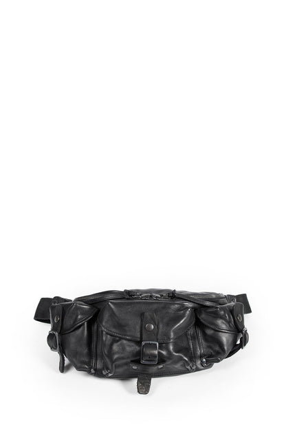 YOHJI YAMAMOTO MAN BLACK FANNY PACKS