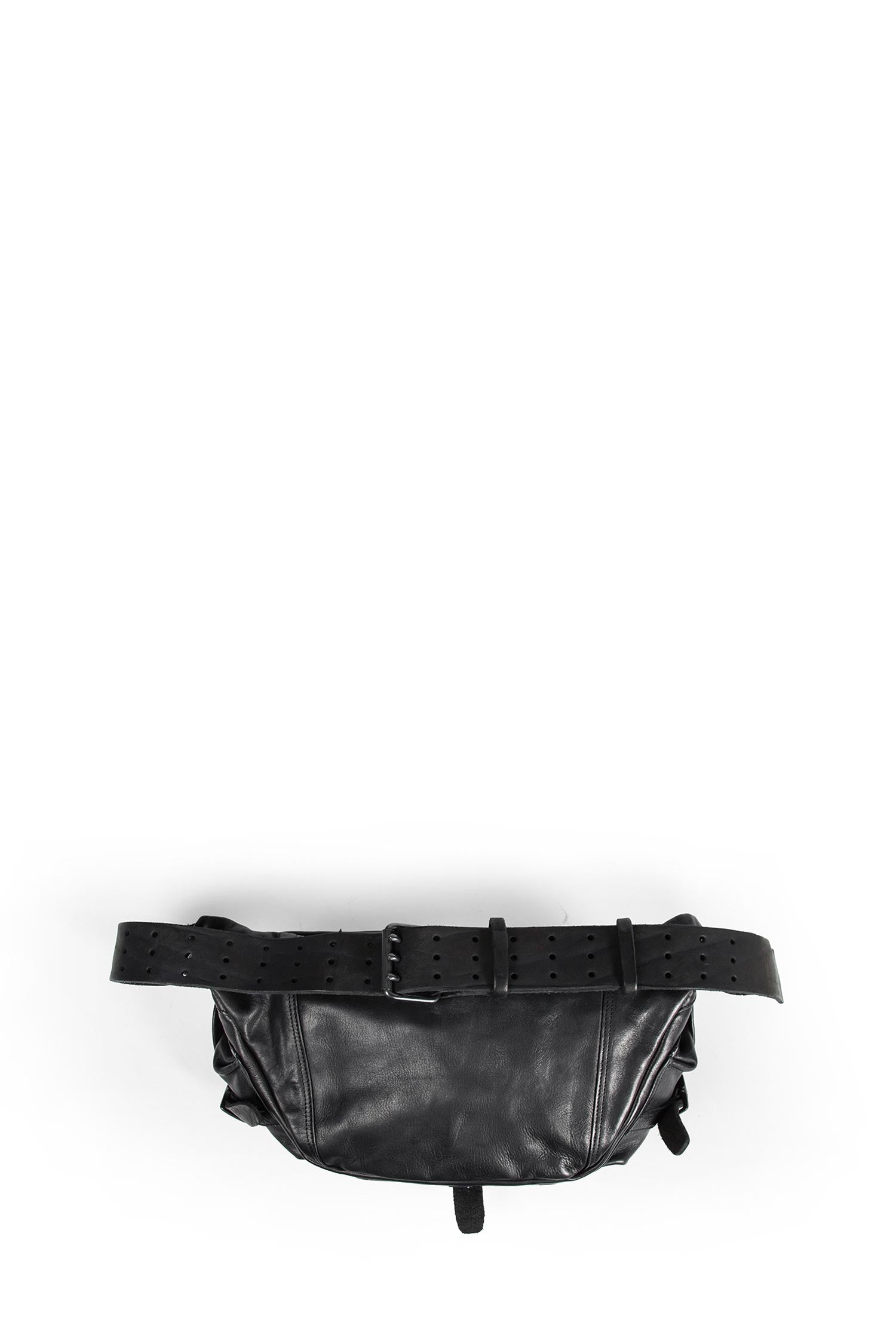 YOHJI YAMAMOTO MAN BLACK FANNY PACKS