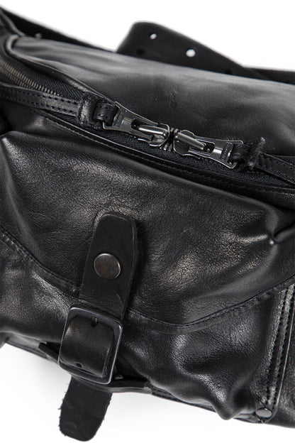 YOHJI YAMAMOTO MAN BLACK FANNY PACKS