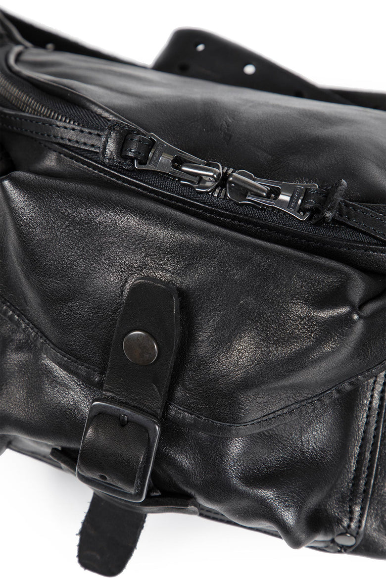 YOHJI YAMAMOTO MAN BLACK FANNY PACKS