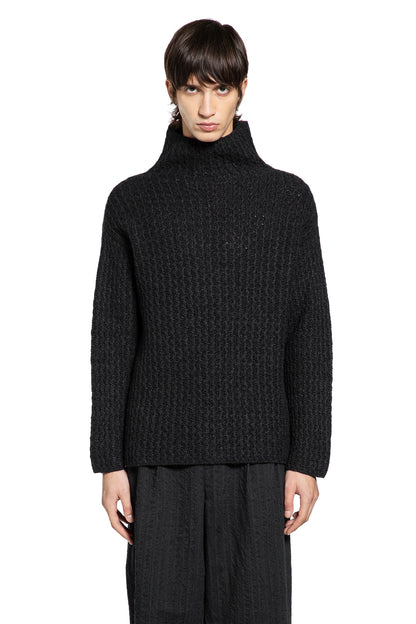 FORME D'EXPRESSION MAN BLACK KNITWEAR
