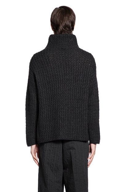 FORME D'EXPRESSION MAN BLACK KNITWEAR
