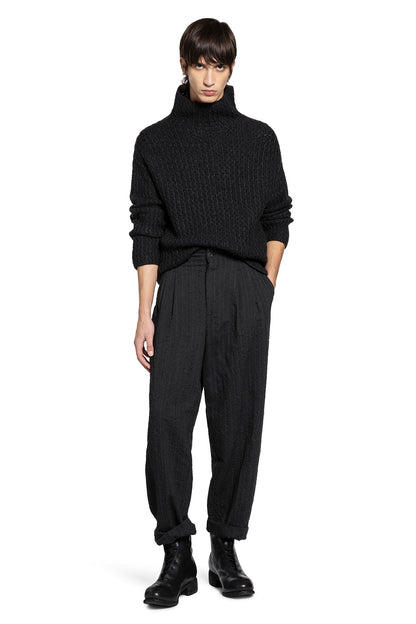 FORME D'EXPRESSION MAN BLACK KNITWEAR