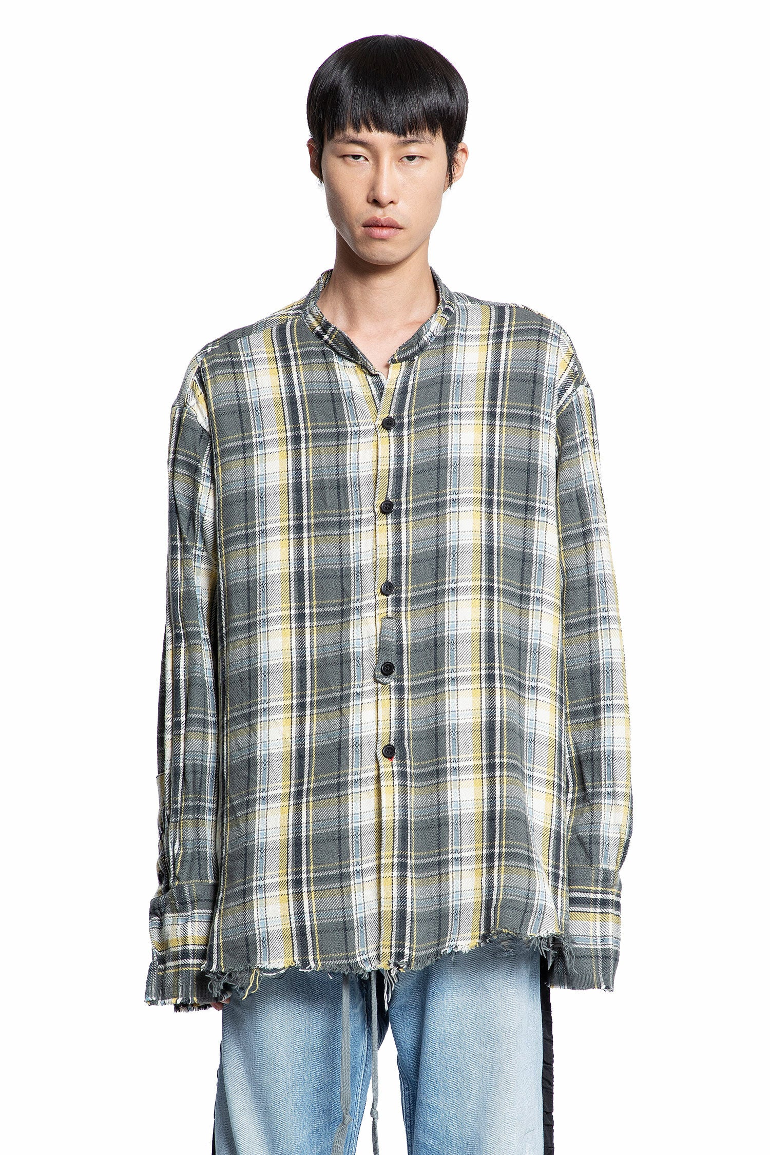 GREG LAUREN MAN GREY SHIRTS