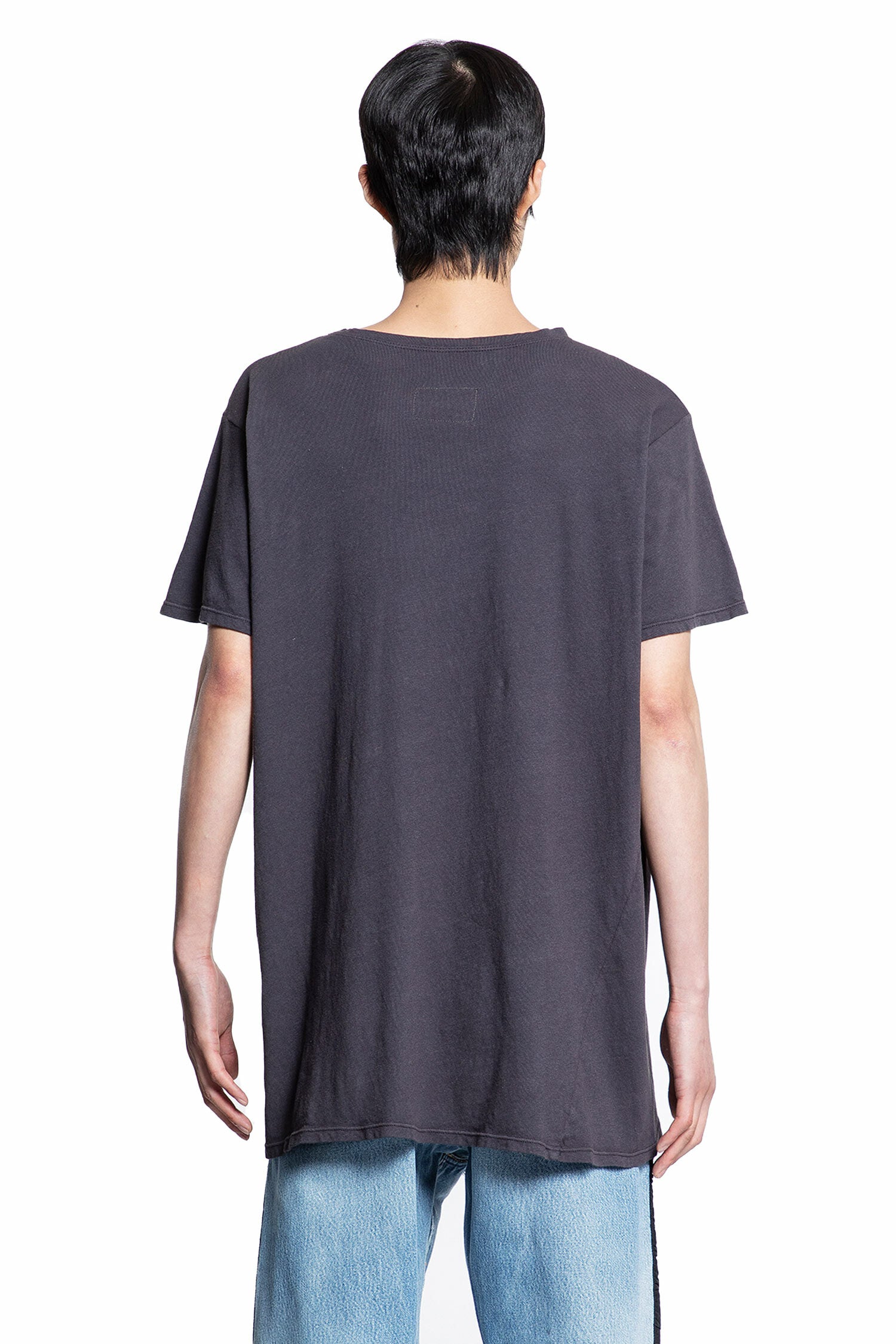 GREG LAUREN MAN GREY T-SHIRTS & TANK TOPS