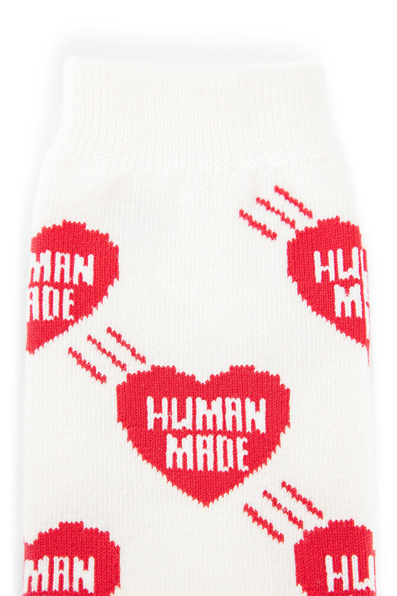 HUMAN MADE MAN WHITE SOCKS