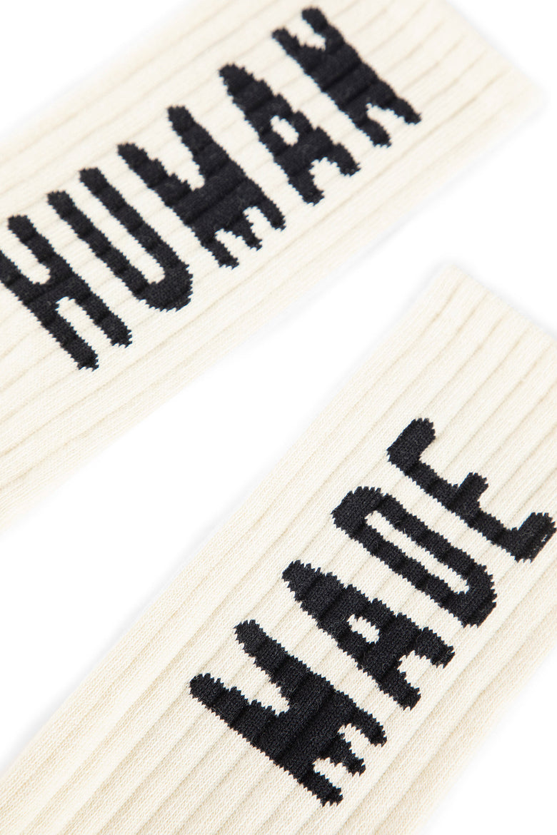 HUMAN MADE MAN WHITE SOCKS
