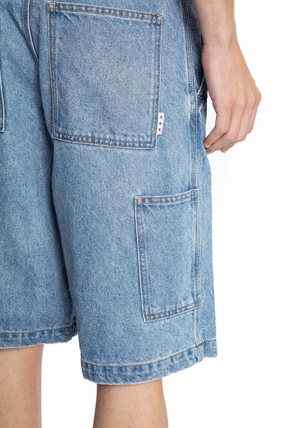 HUMAN MADE MAN BLUE SHORTS & SKIRTS