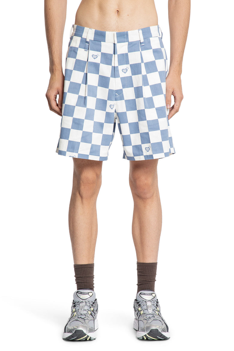 HUMAN MADE MAN BLUE SHORTS & SKIRTS