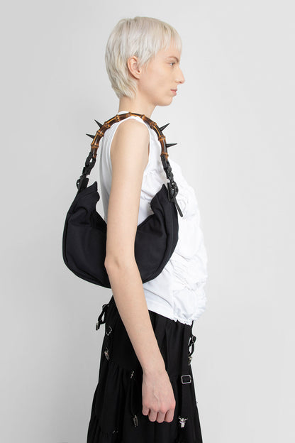 INNERRAUM UNISEX BLACK SHOULDER BAGS