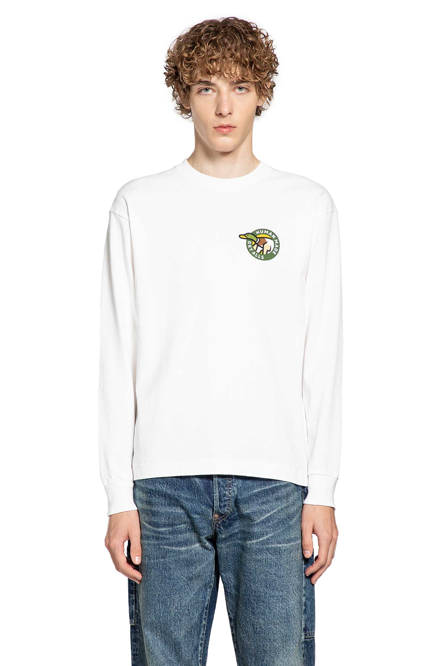 HUMAN MADE MAN WHITE SHIRTS
