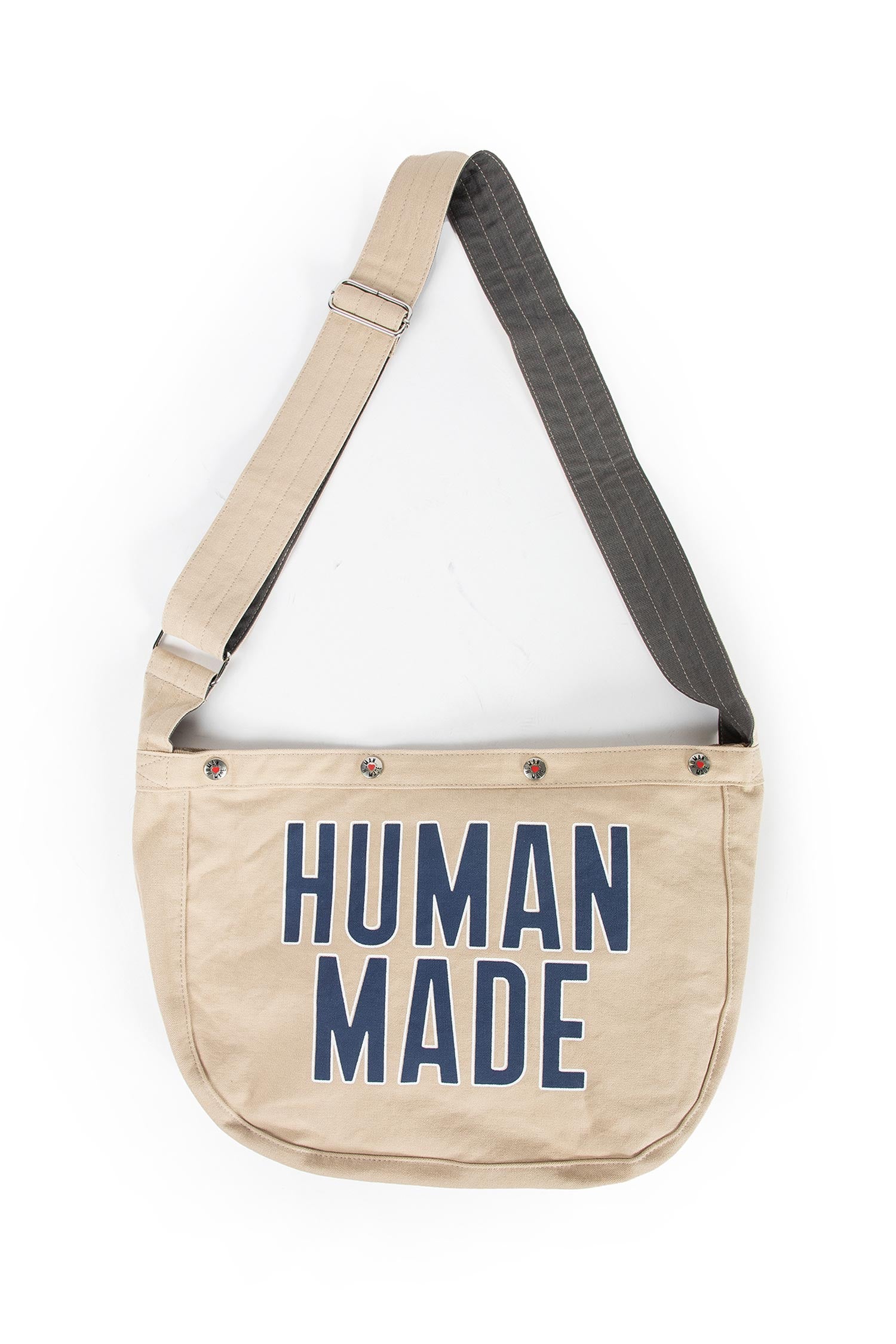 HUMAN MADE MAN BEIGE CROSSBODY BAGS